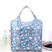 Flower Cloth Folding Shopping Bag Oxford Cloth Shoulder Bag Foldable Waterproof Wallet