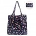 Flower Cloth Folding Shopping Bag Oxford Cloth Shoulder Bag Foldable Waterproof Wallet