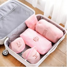 Pink Fine Online Clothes Laundry Bag