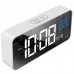 8808 Stylish Mirror Music Alarm Clock