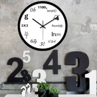 Creative Geek Math Number Wall Clock