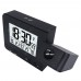 LED Screen Projection Alarm Clock Projection with Time Temperature USB Charging