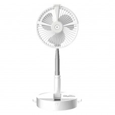 P9S Foldable Electronic Fan for Office Desktop Outdoor Retractable USB Charging with Remote Control Spray Humidification Night Light