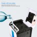 USB Air Cooler Fan with Water Cooled Portable Air Conditioner Cooling Humidifier Cool Purifies