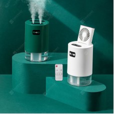 USB Mini Humidifier Electronic Fan Air Conditioning Spray Fan Desktop Air Purifier Aroma Diffuser