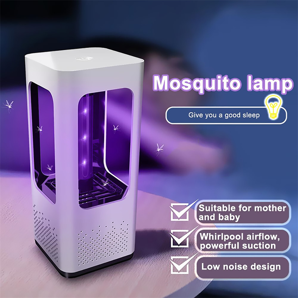 Indoor Outdoor Mosquito Lamp Trap Photocatalyst Household Mosquito Killer - White