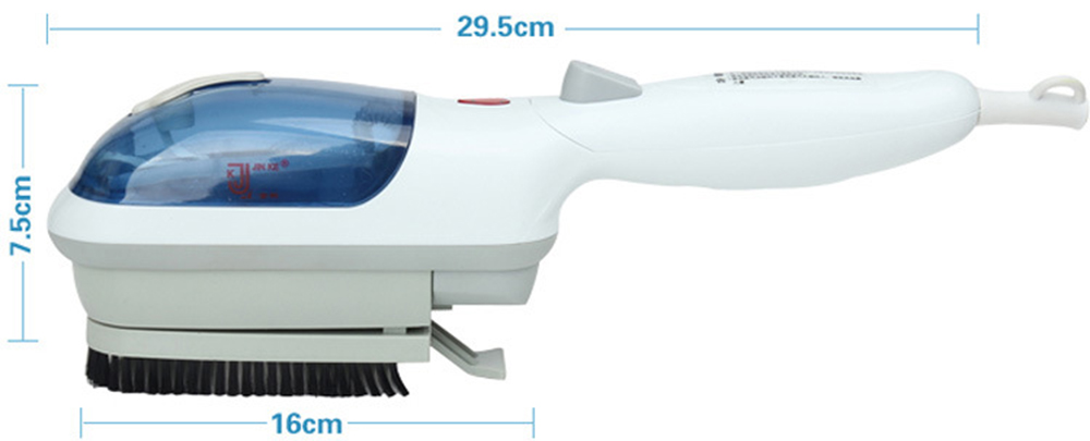 Handheld Portable Mini Steam Iron for Home Travel Use- White EU Plug