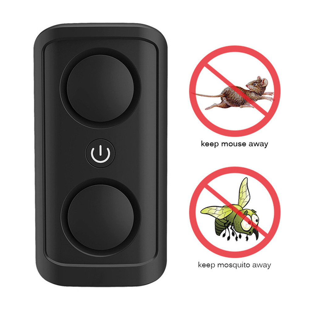 Ultrasound Mouse Killer Repellent Cockroach DevicePest Control Household Pest- Black UK