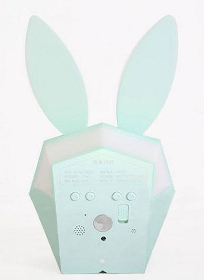 Creative Air Thermometer Rabbit Led Digital Alarm Clock