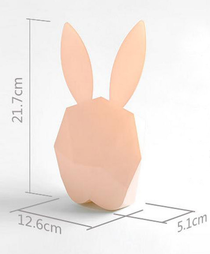 Creative Air Thermometer Rabbit Led Digital Alarm Clock