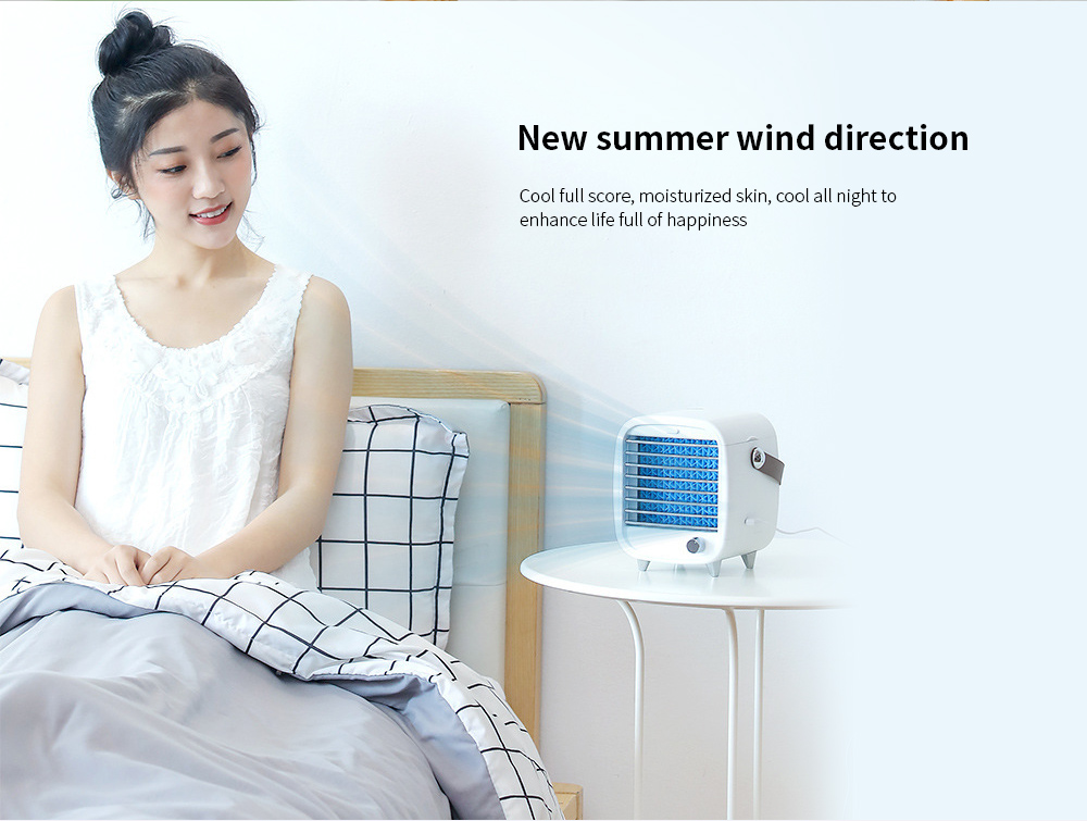 Portable Mini Retro Ice Cooling Fan New summer wind direction