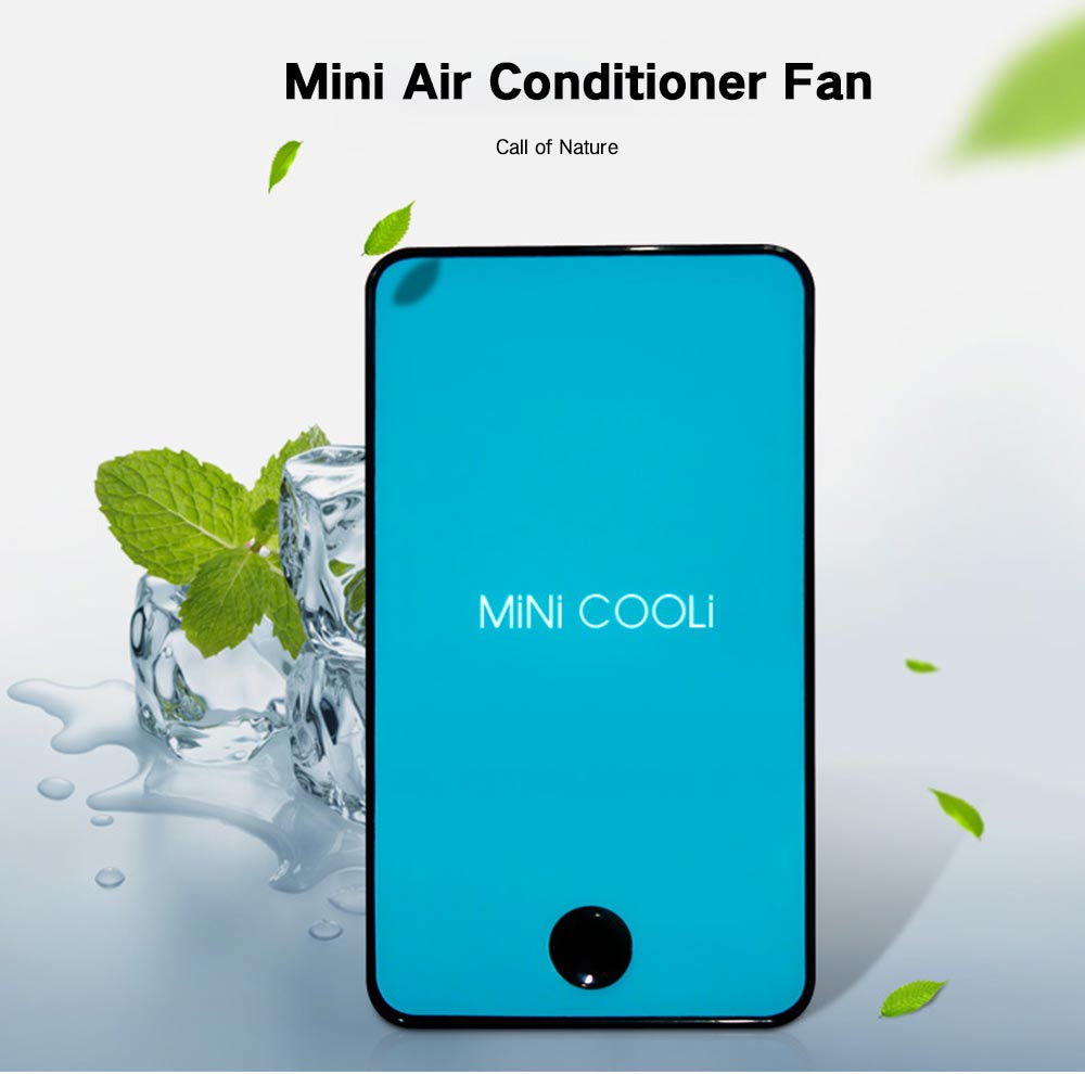 Multi-color USB Portable Mini Handheld Air Conditioner Fan - Pink